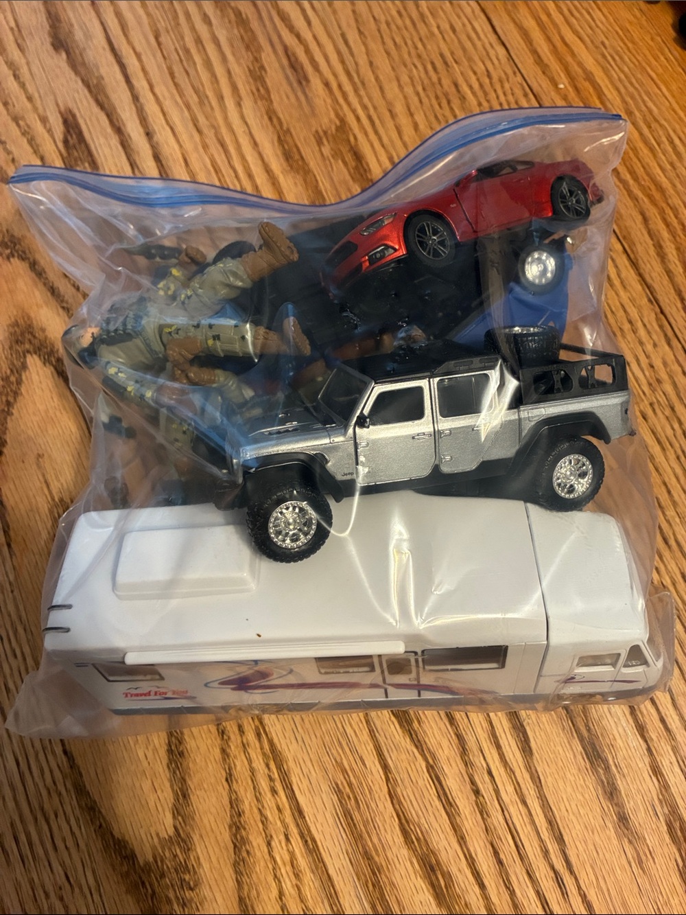 Bag of random toys vehicles